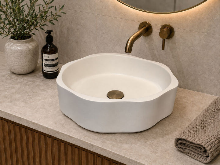 Flora above counter basin — product view