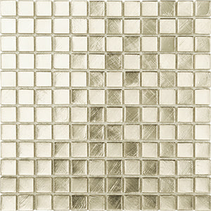 Gem GN01 Glass Mosaic tile face, 300 x 300 mm