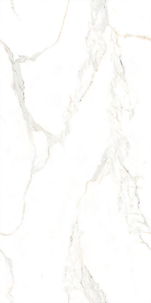 Euromarmo Calacatta Gold Porcelain Tile tile face, 1200 x 600 mm