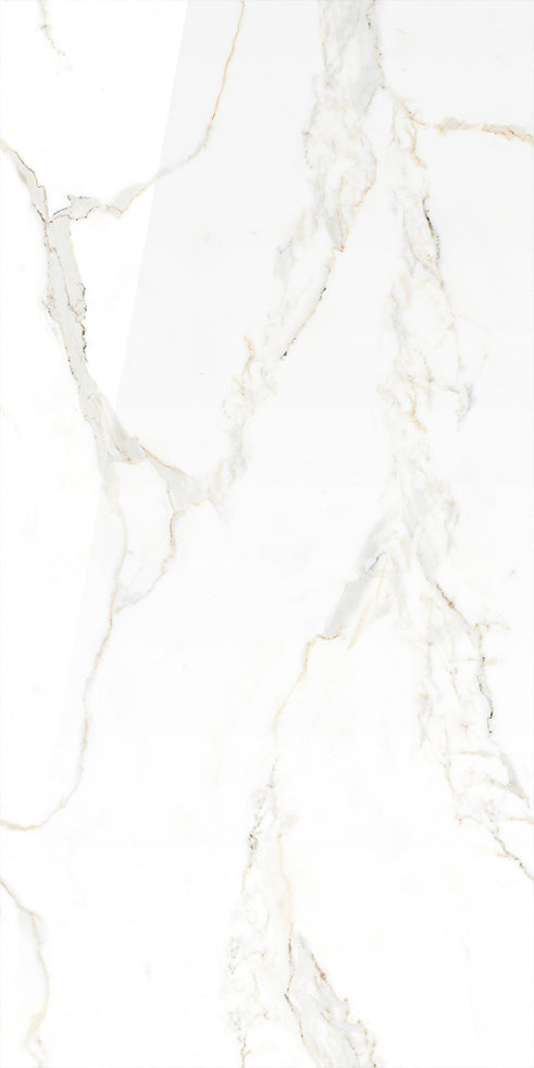 Euromarmo Calacatta Gold Porcelain Tile tile face, 1200 x 600 mm
