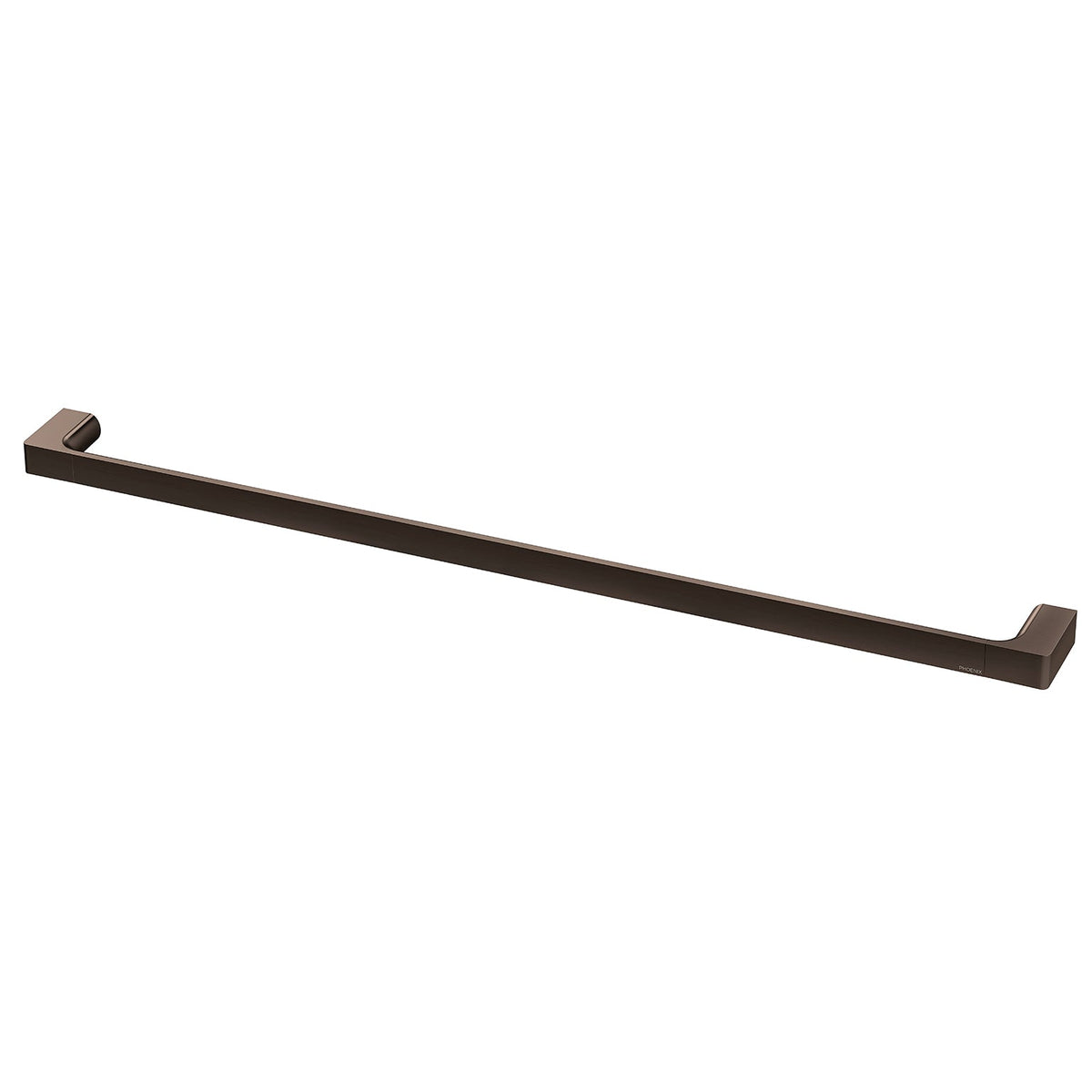 Gloss Single Towel Rail 800mm - Brushed Bronze