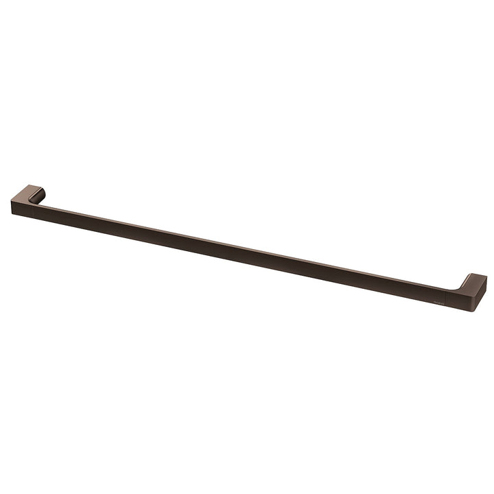 Gloss Single Towel Rail 800mm - Brushed Bronze