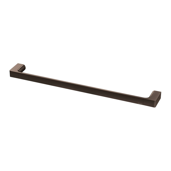 Gloss Single Towel Rail 600mm - Brushed Bronze