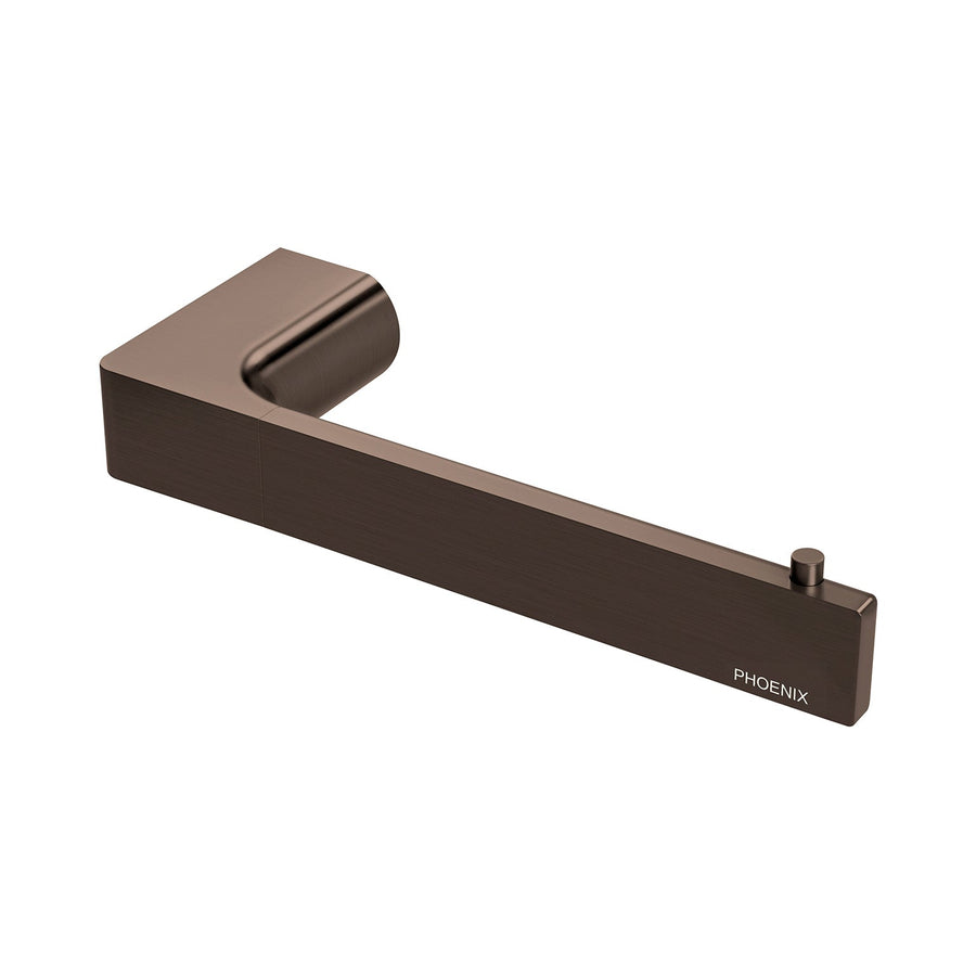 Gloss Toilet Roll Holder - Brushed Bronze