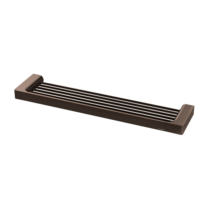 Gloss Shower Shelf - Brushed Bronze