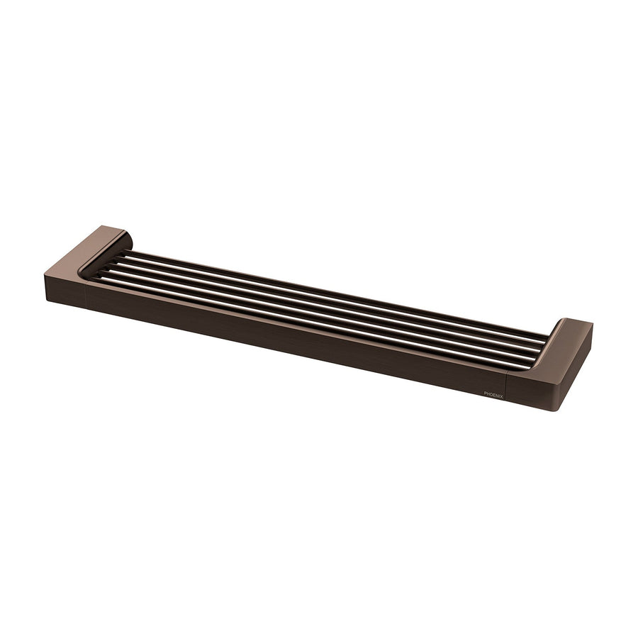 Gloss Shower Shelf - Brushed Bronze