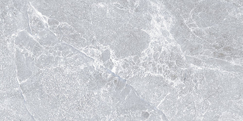 Agathos Grey Porcelain Tile tile face, 600 x 300 mm