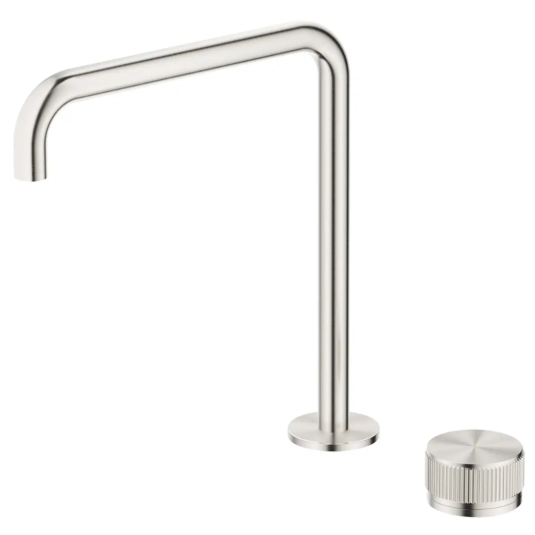 Mica Fluted Soft-Square Hob Sink/Basin Mixer Set
