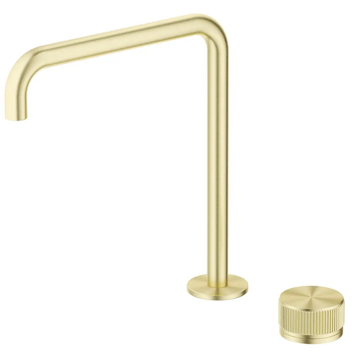 Mica Fluted Soft-Square Hob Sink/Basin Mixer Set