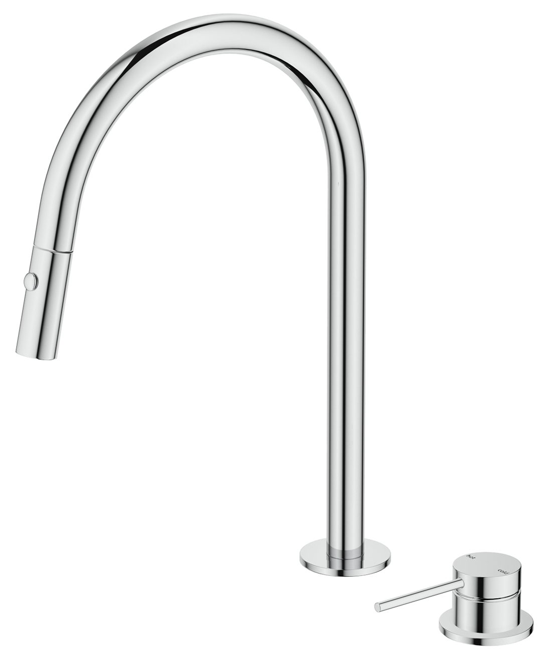 Mica Pull-Out Hob Mixer Set - Chrome