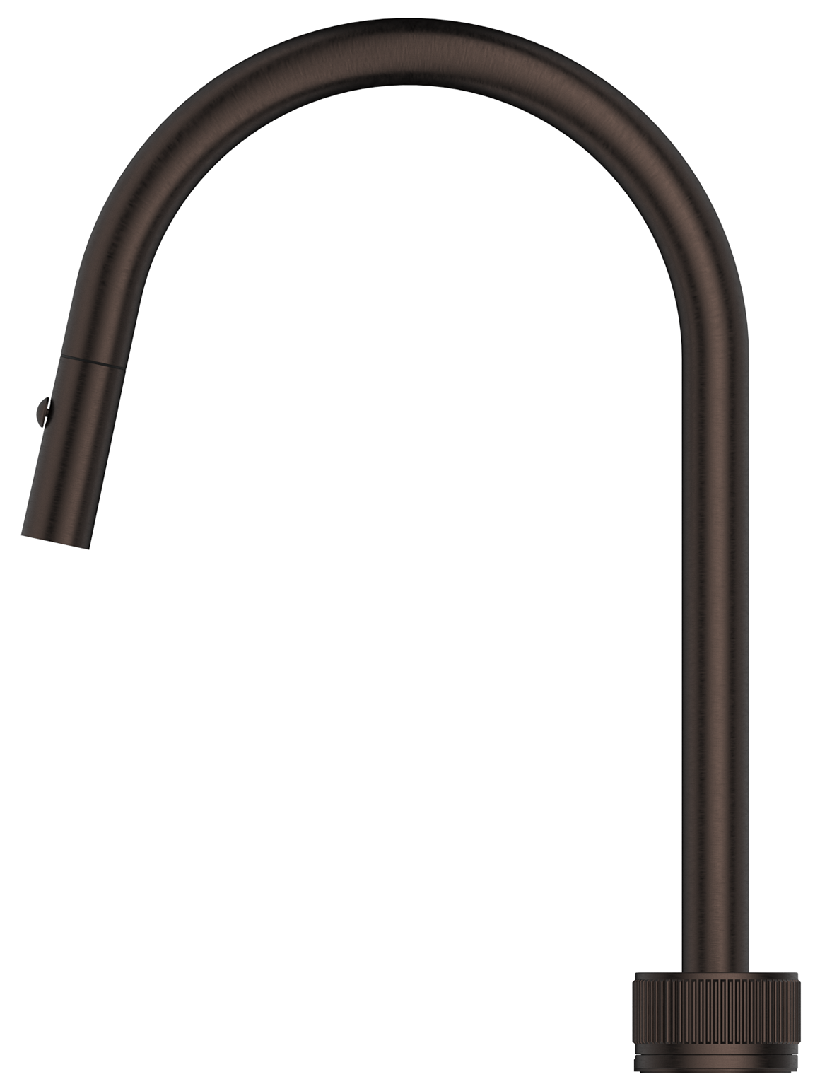 Mica Fluted Pull-Out Hob Mixer Set - Dusk Bronze