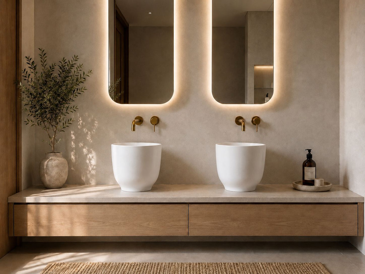 Halo above counter basin — product view
