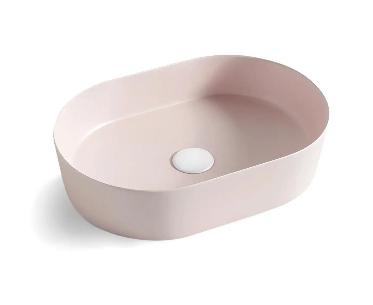 QUAY OVAL 500X340X120 MATTE WHITE BASIN Elenni