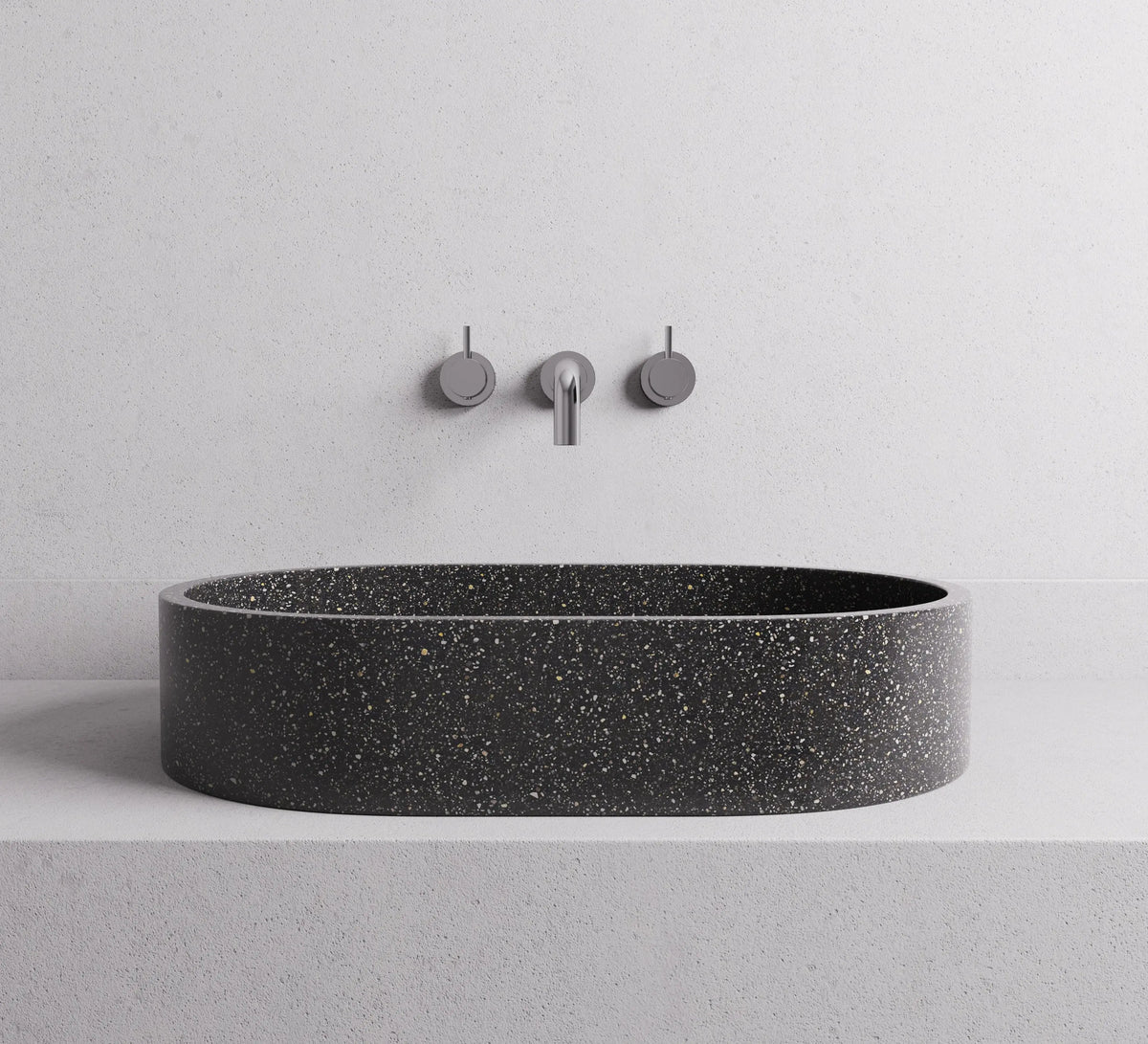 Margo (Seamless Edge) Stone Basin Madu Living