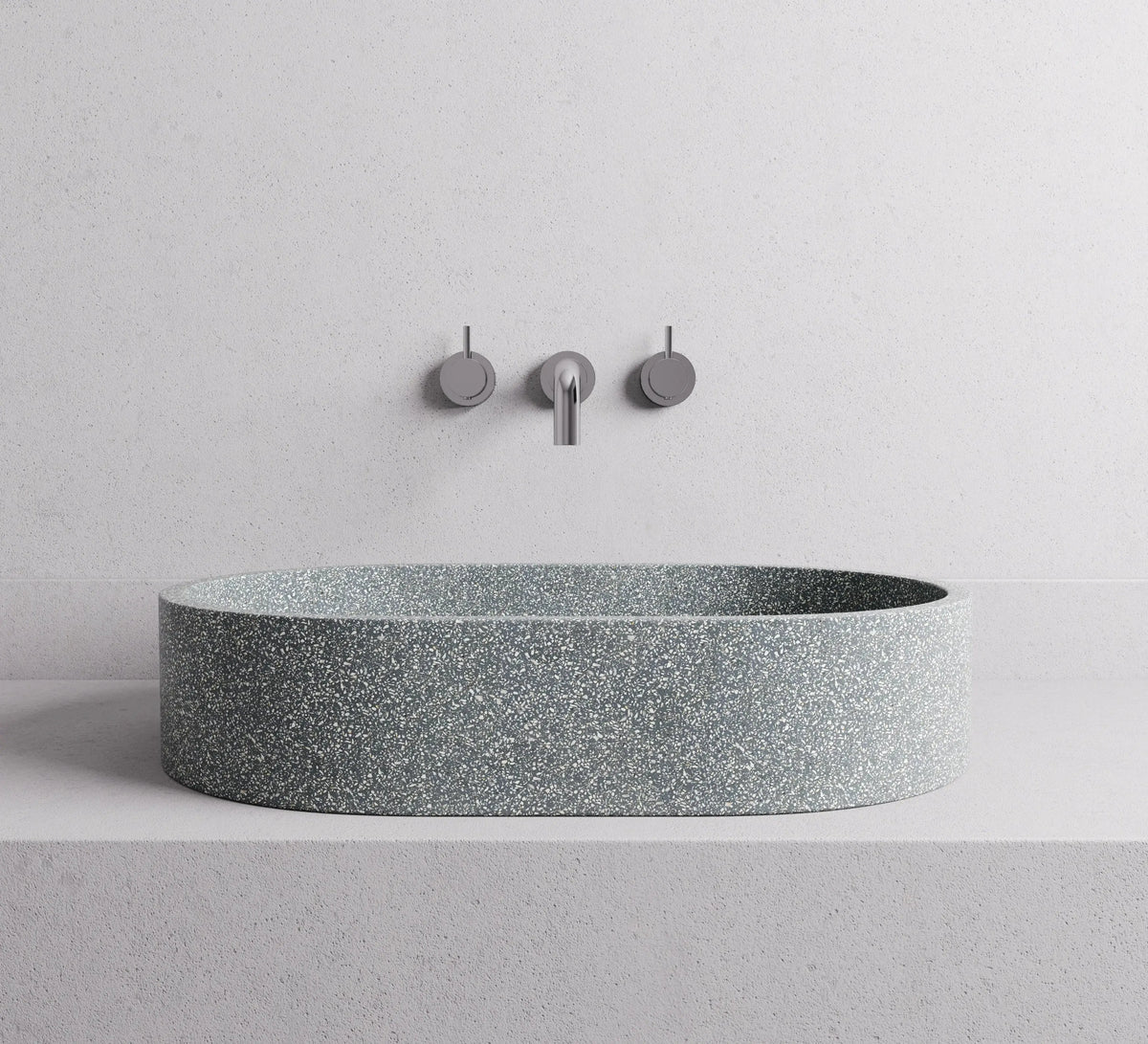 Margo (Seamless Edge) Stone Basin Madu Living