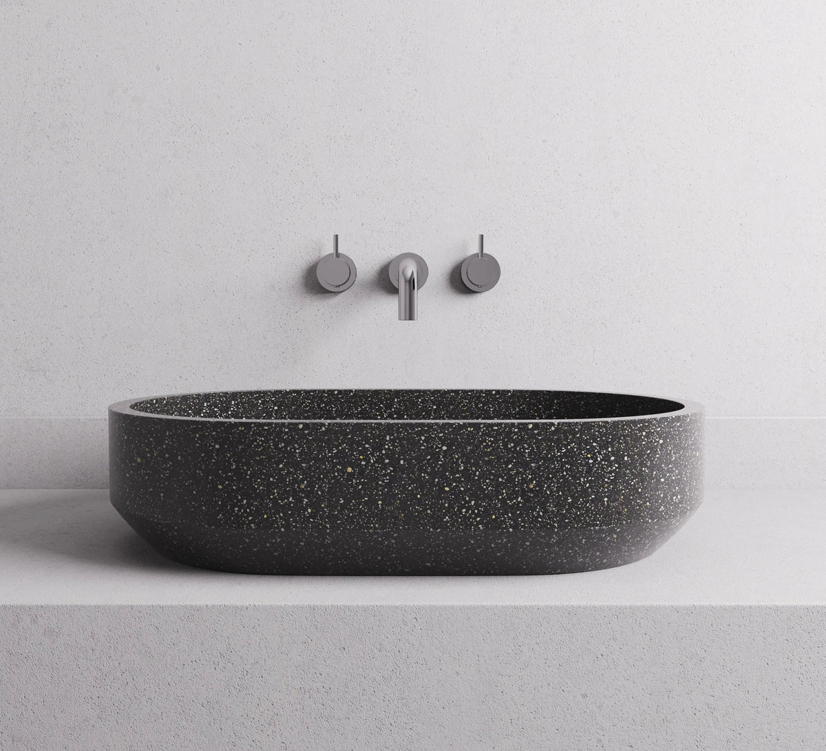 Eden Oval Stone Basin Madu Living