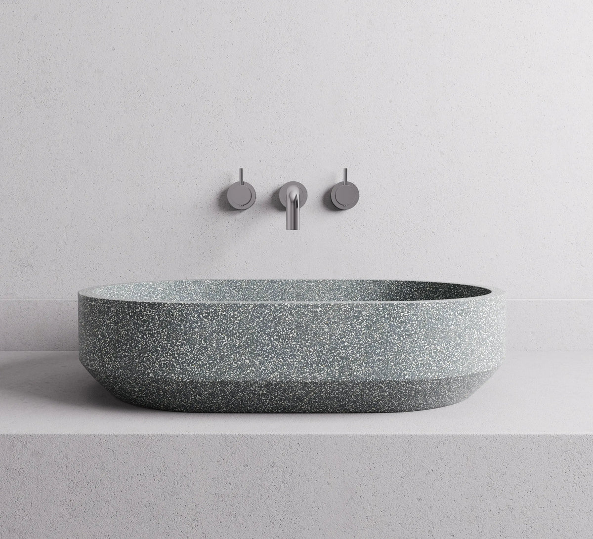 Eden Oval Stone Basin Madu Living