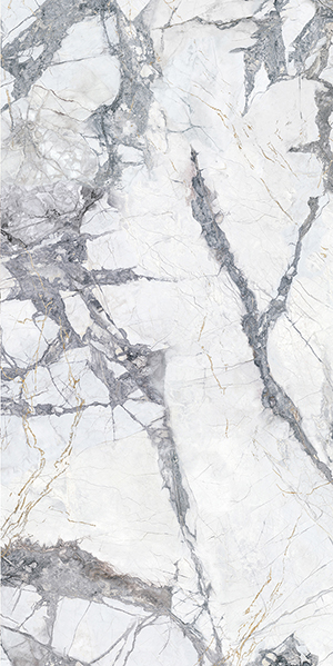 Aurora Invisible Grey Porcelain Tile tile face, 1200 x 600 mm