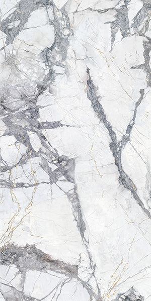 Aurora Invisible Grey Porcelain Tile tile face, 1200 x 600 mm