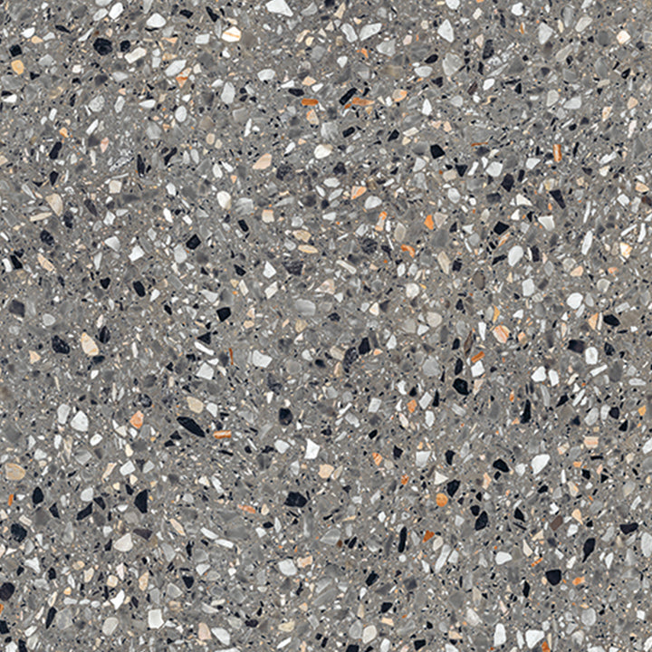 Medley Anthracite Porcelain Tile tile face, 600 x 600 mm