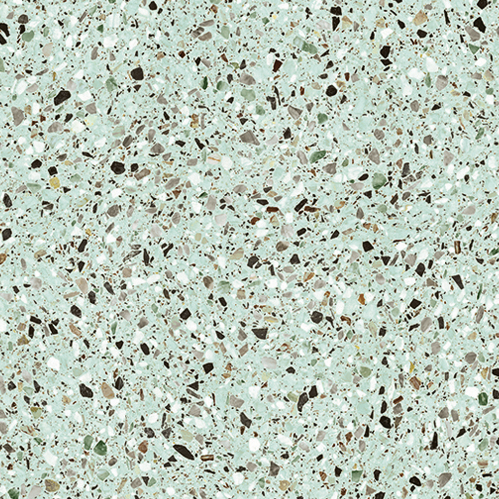 Medley Leaf Porcelain Tile tile face, 600 x 600 mm