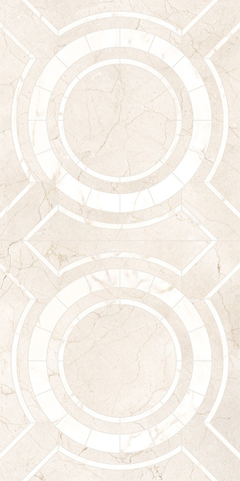 Marfil Art Decor Tile Creta Porcelain Tile tile face, 1200 x 600 mm