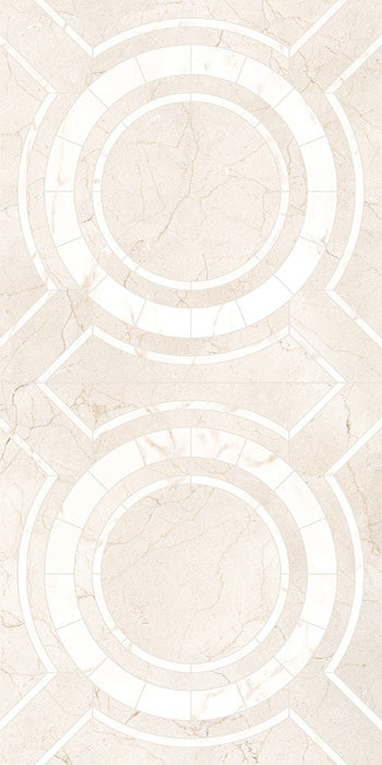 Marfil Art Decor Tile Creta Porcelain Tile tile face, 1200 x 600 mm