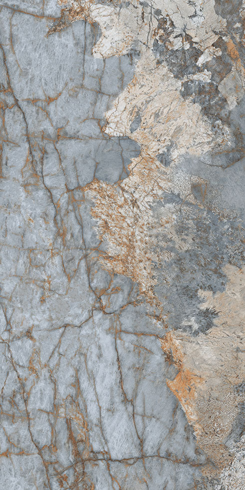 Meteorite Ocean Porcelain Tile tile face, 1200 x 600 mm