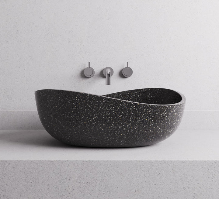 Jordan basin — Black terrazzo lifestyle