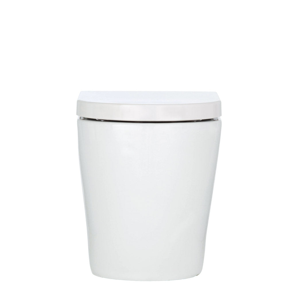Koko Tornado Flush Wall-Faced Toilet Suite, Matte White - product
