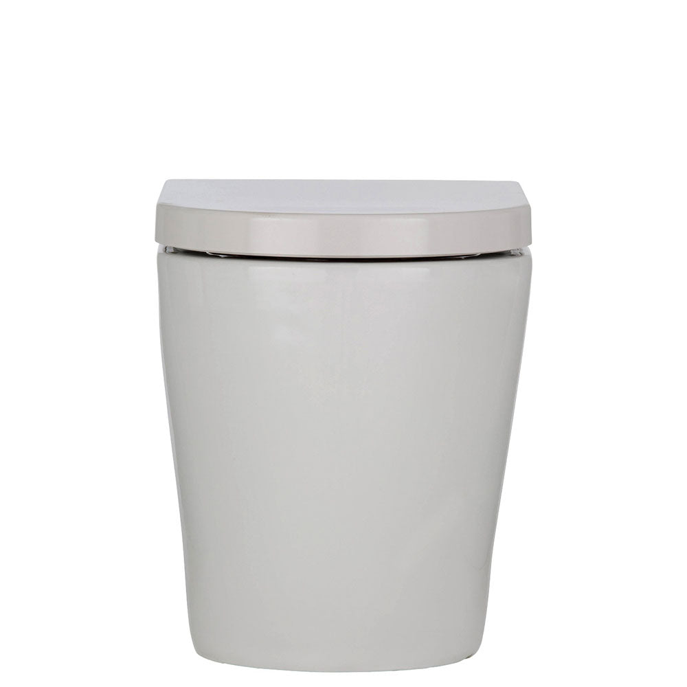Koko Tornado Flush Wall-Faced Toilet Suite, Gloss White - product