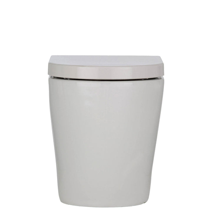 Koko Tornado Flush Wall-Faced Toilet Suite, Gloss White - product