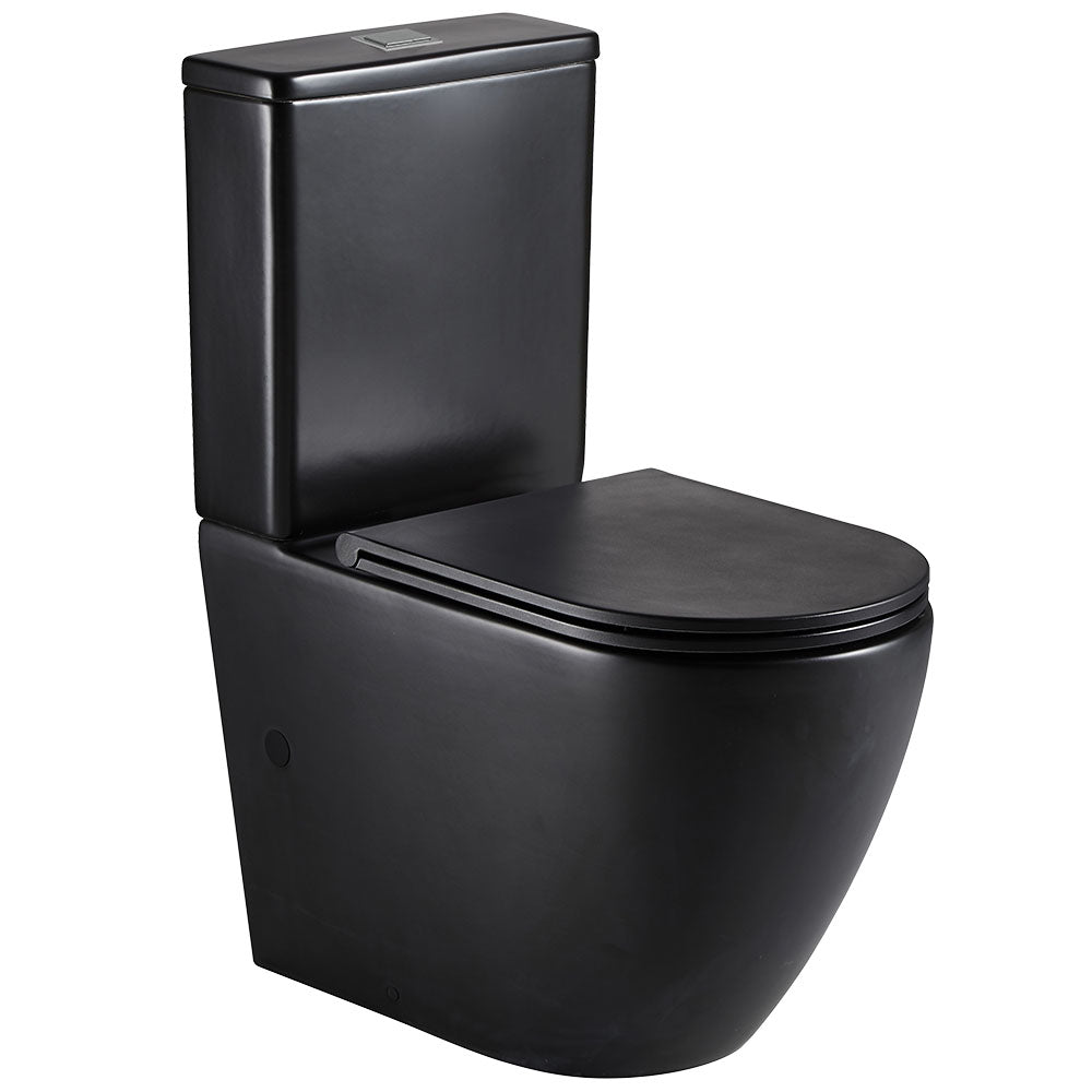 Koko Tornado Back-to-Wall Toilet Suite, Matte Black - product