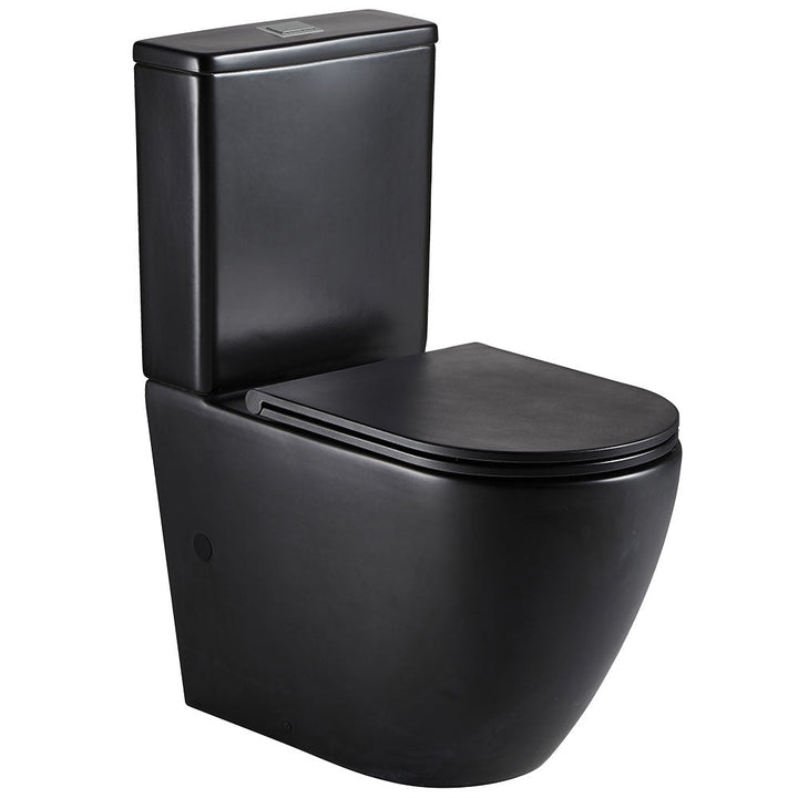 Koko Tornado Back-to-Wall Toilet Suite, Matte Black - product