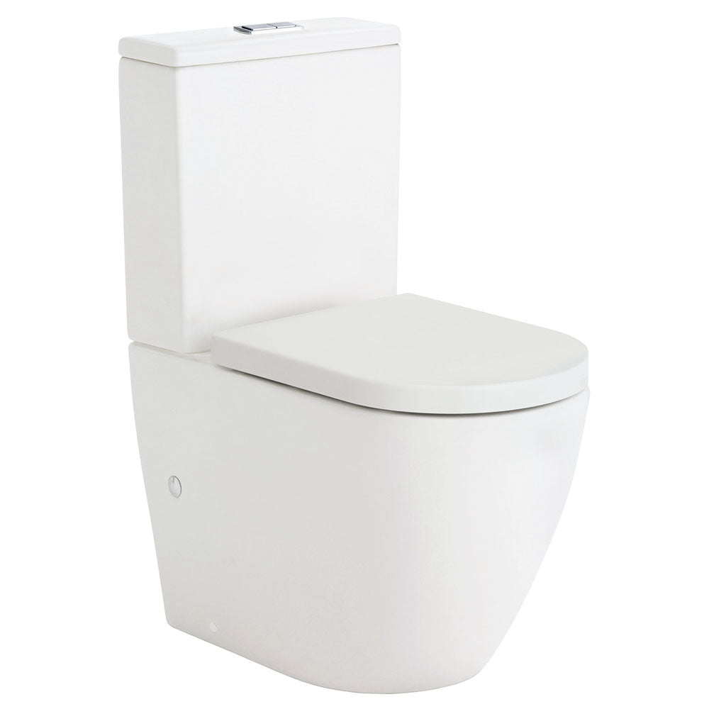 Koko Tornado Back-to-Wall Toilet Suite, Matte White - product
