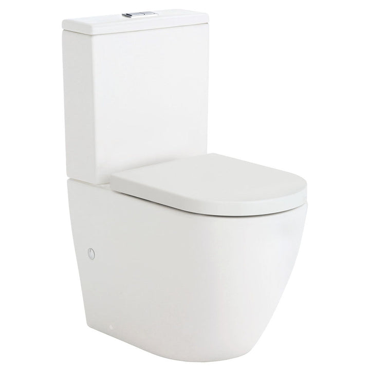 Koko Tornado Back-to-Wall Toilet Suite, Matte White - product