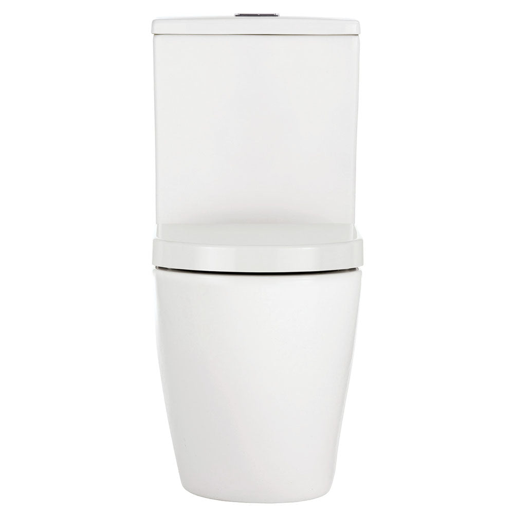 Koko Tornado Flush Back-to-Wall Toilet Suite, Gloss White - product