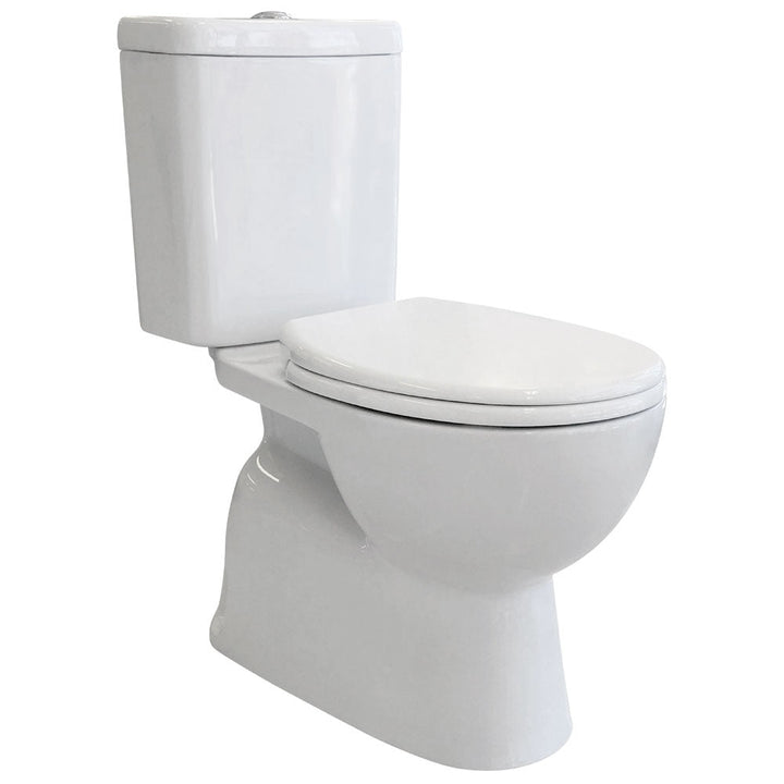 Stella Tornado Flush Close-Coupled Toilet Suite, Gloss White with P-Trap - product