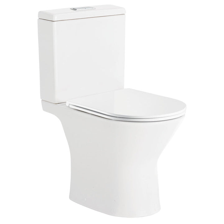 RAK Cloud Wall-Faced Toilet Suite, Matte White - product