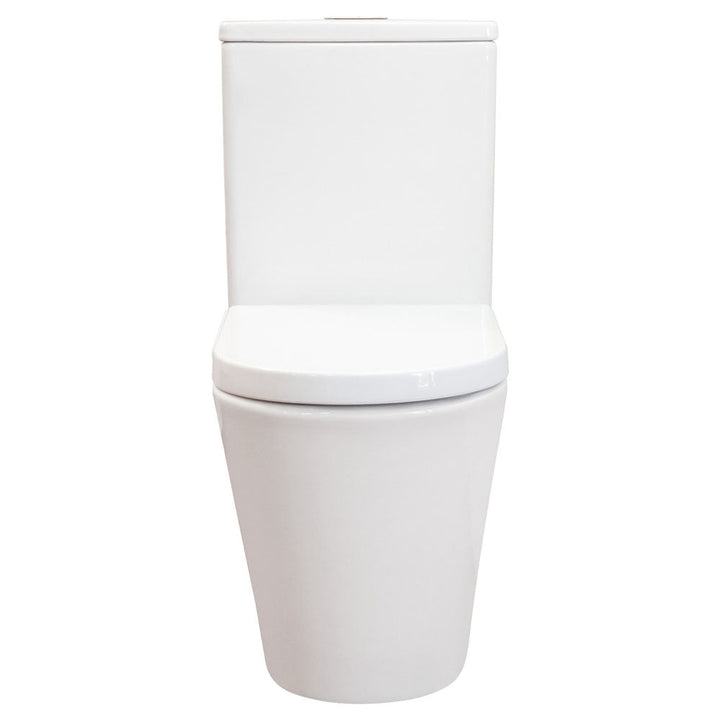Isabella Back-to-Wall Toilet Suite, Gloss White - product