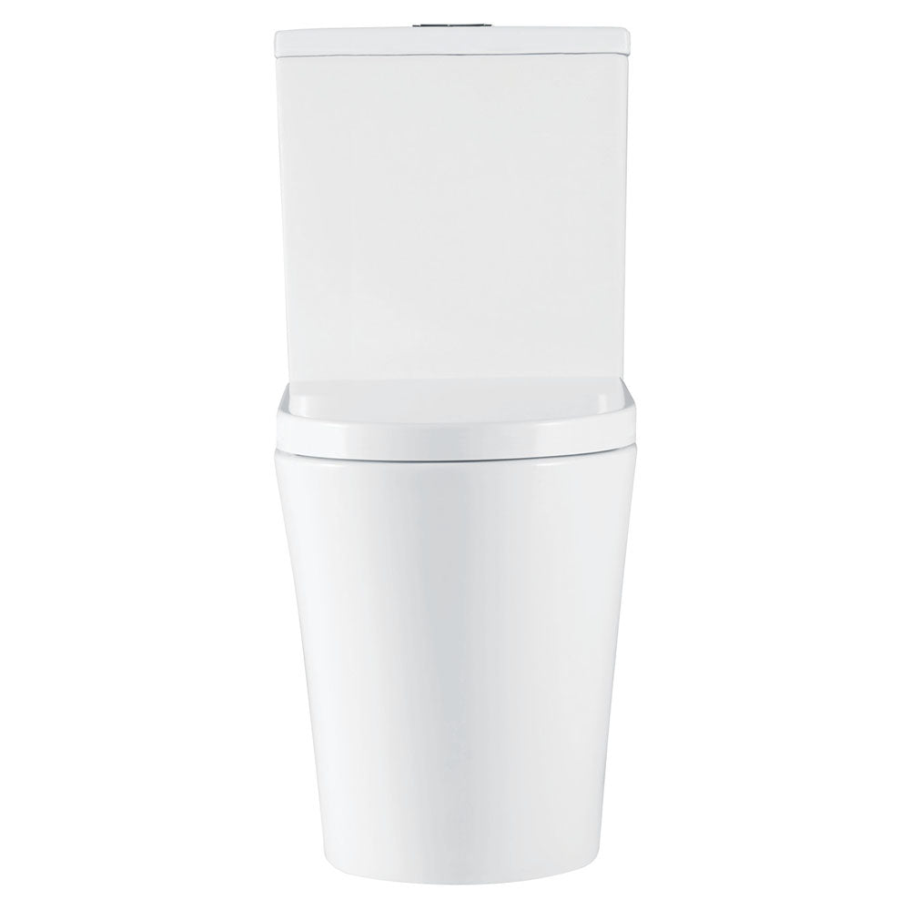 Kaya Tornado Flush Back-to-Wall Toilet Suite, Gloss White - product
