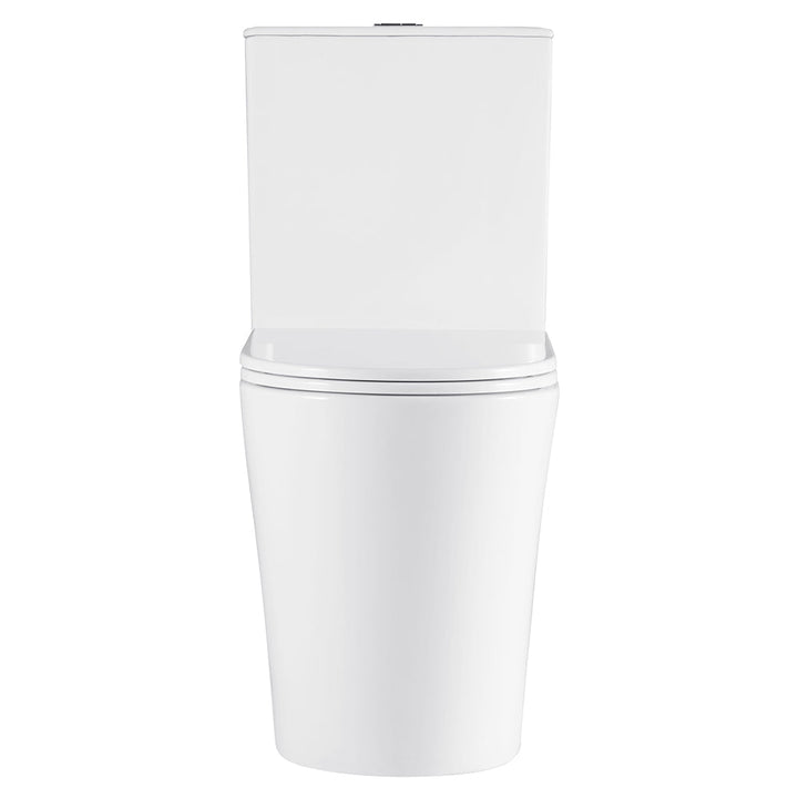Kaya Tornado Flush Slim Cistern Back-to-Wall Toilet Suite, Gloss White with Slim Seat - product