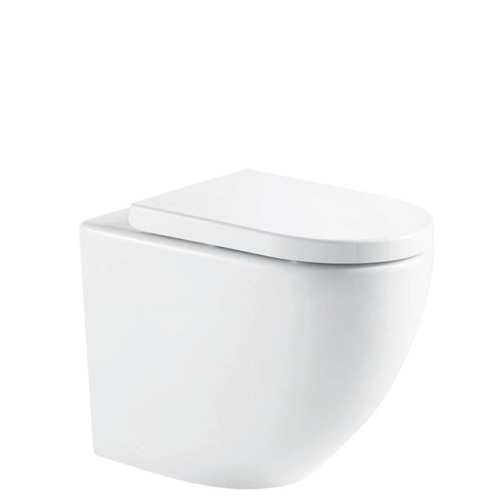 Alix Ambulant Wall-Faced Toilet Suite, Gloss White - product