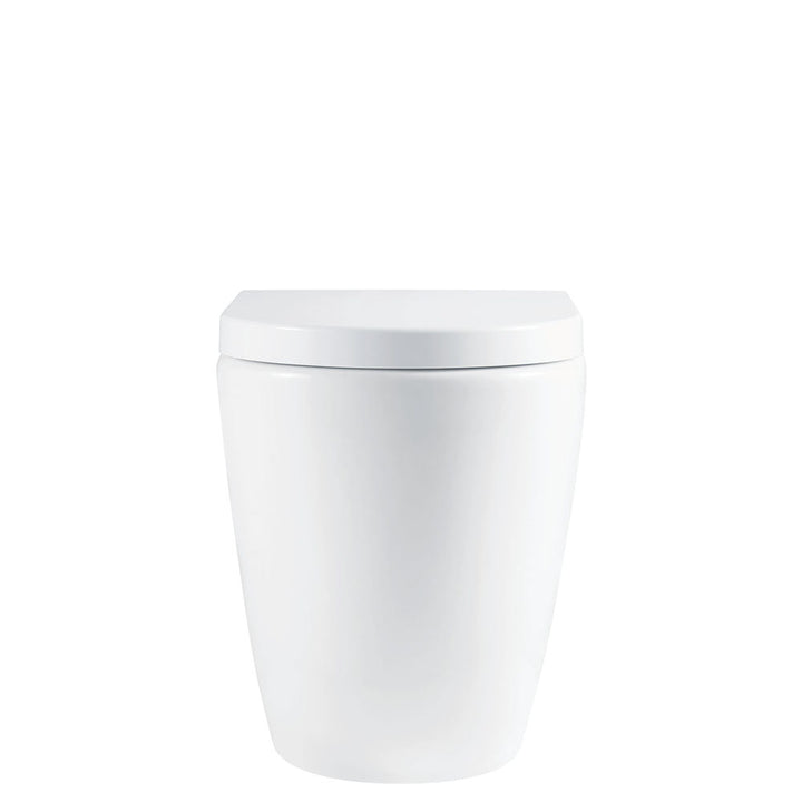 Alix Ambulant Wall-Faced Toilet Suite, Gloss White - product