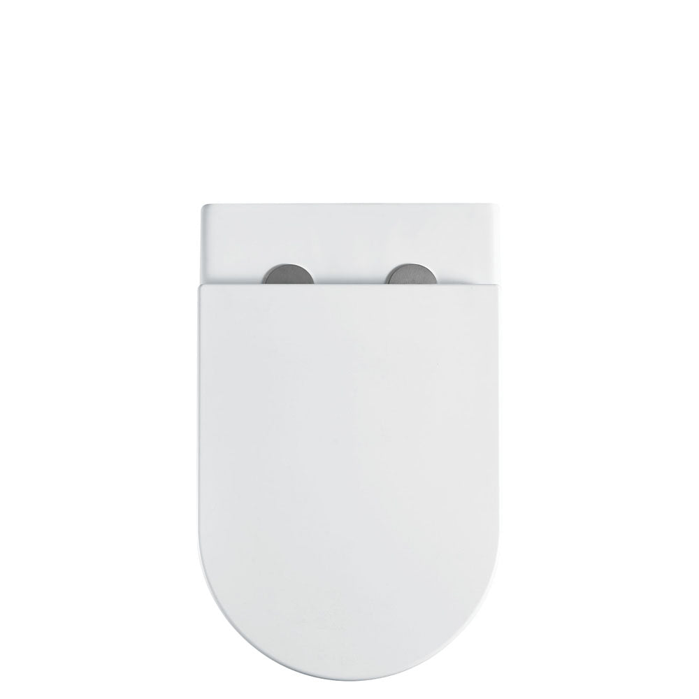 Alix Ambulant Wall-Faced Toilet Suite, Gloss White - product