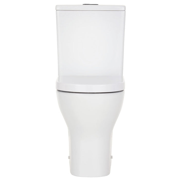 Tono Tornado Flush Back-to-Wall Toilet Suite, Gloss White - product