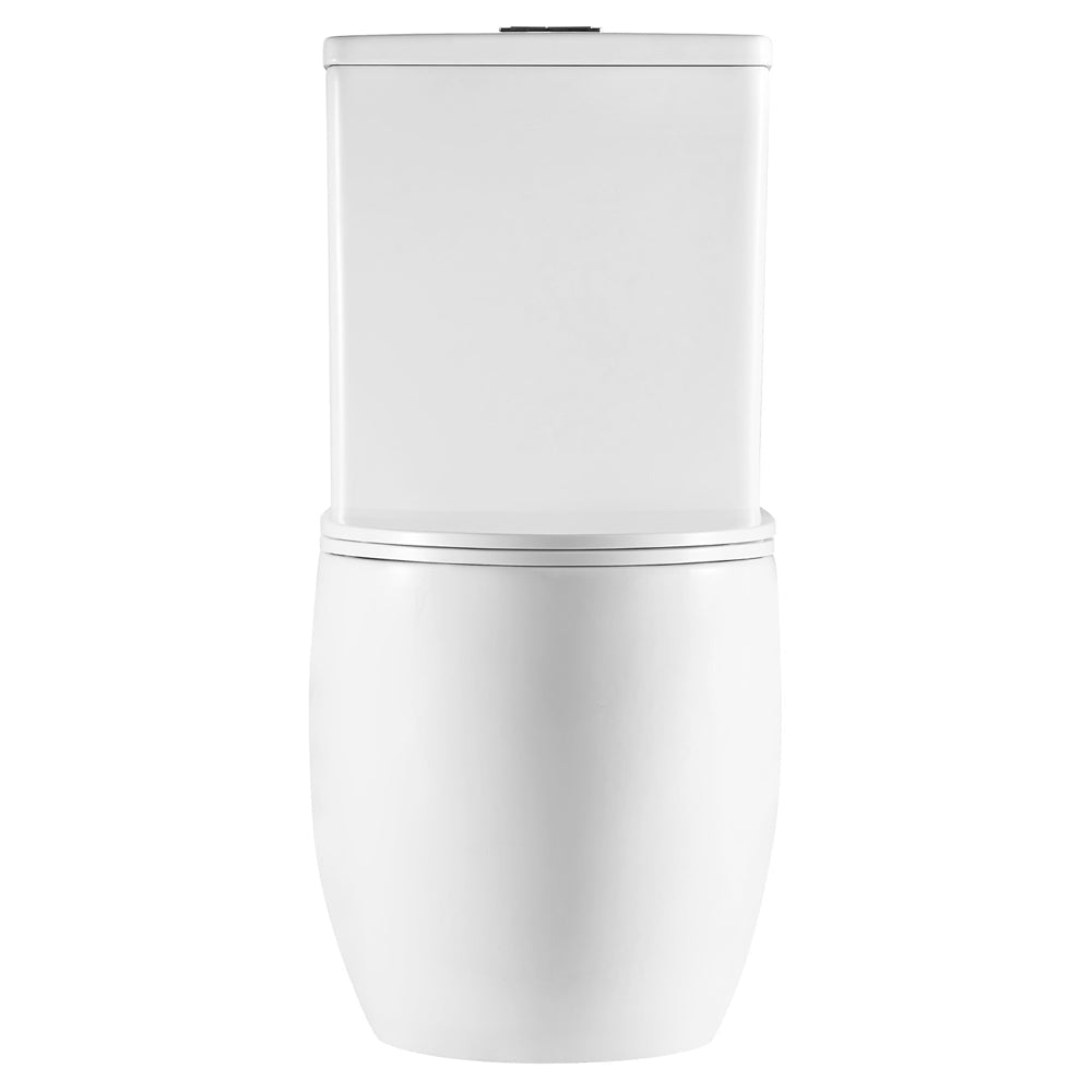 Joli Tornado Flush Back-to-Wall Toilet Suite, Gloss White with Slim Seat - product