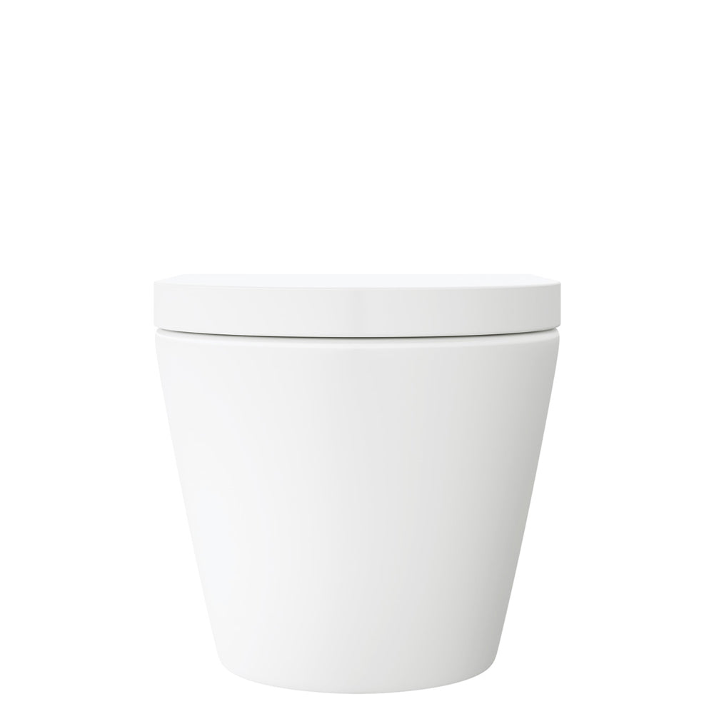Koko Tornado Flush Wall Hung Toilet Suite, Matte White - product