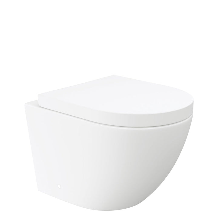 Koko Tornado Flush Wall Hung Toilet Suite, Matte White - product
