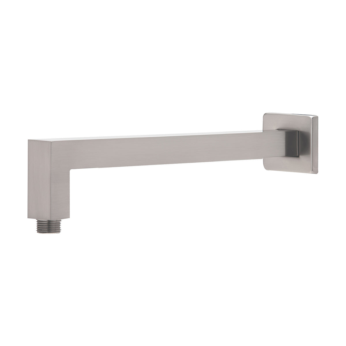 Lexi Shower Arm 400mm Square - Brushed Nickel